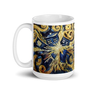 Doctor Who Mug Exploding Tardis Mug Van Gogh Starry Night Mug Ideal ...