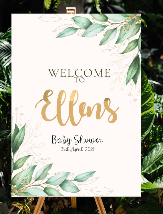 5. Baby Shower Baby Shower Sign and Direction Signs Etsy