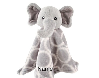 elephant security blanket pink