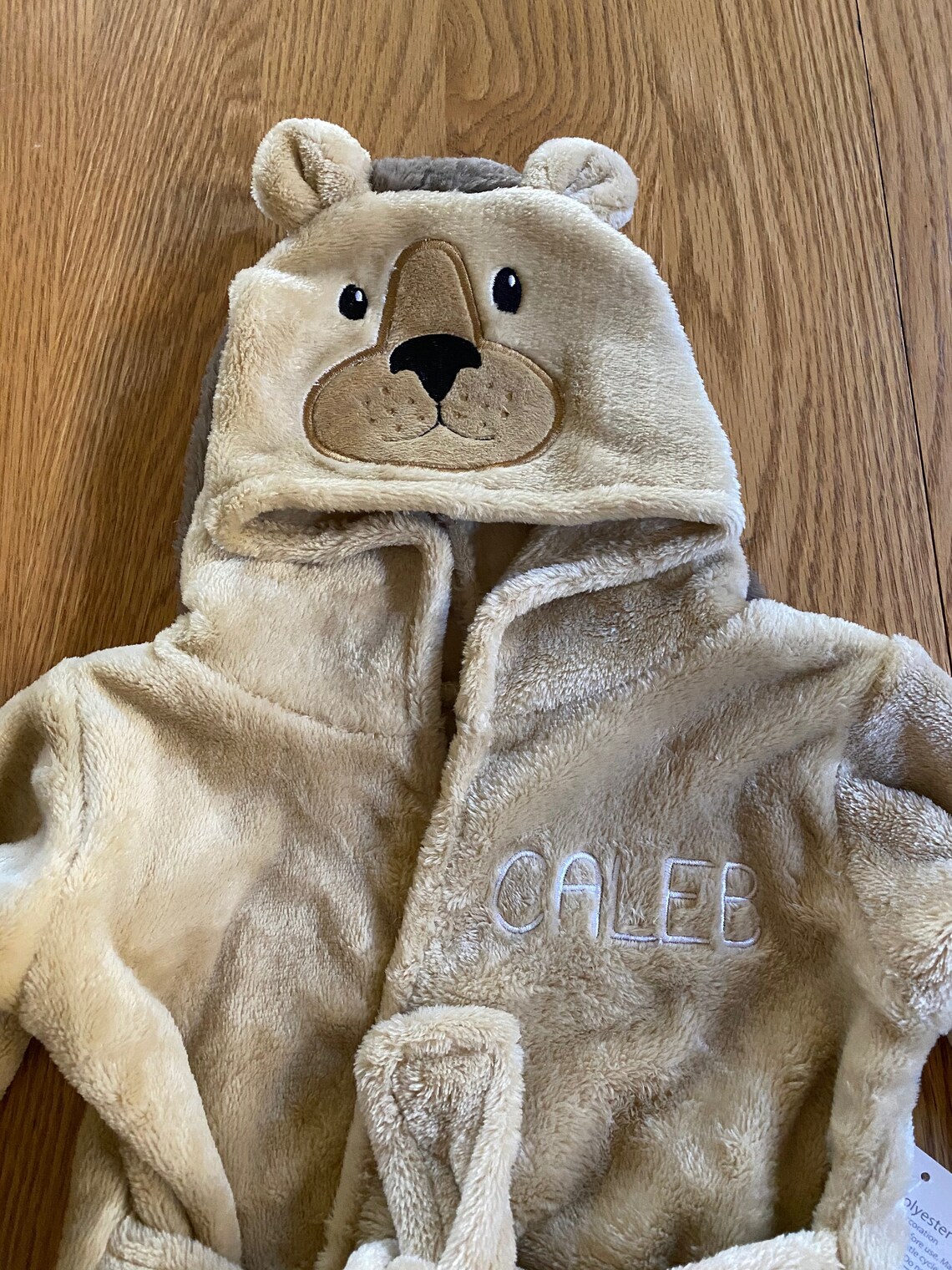 Personalized Lion Bathrobe Hooded Baby Bathrobe Embroidered Etsy