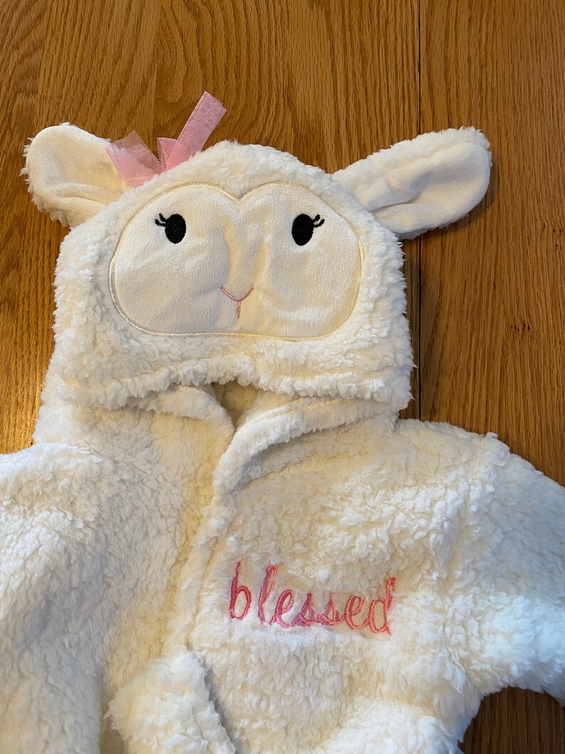 Personalized Hooded Baby Bathrobe Embroidered Hooded Cozy Etsy