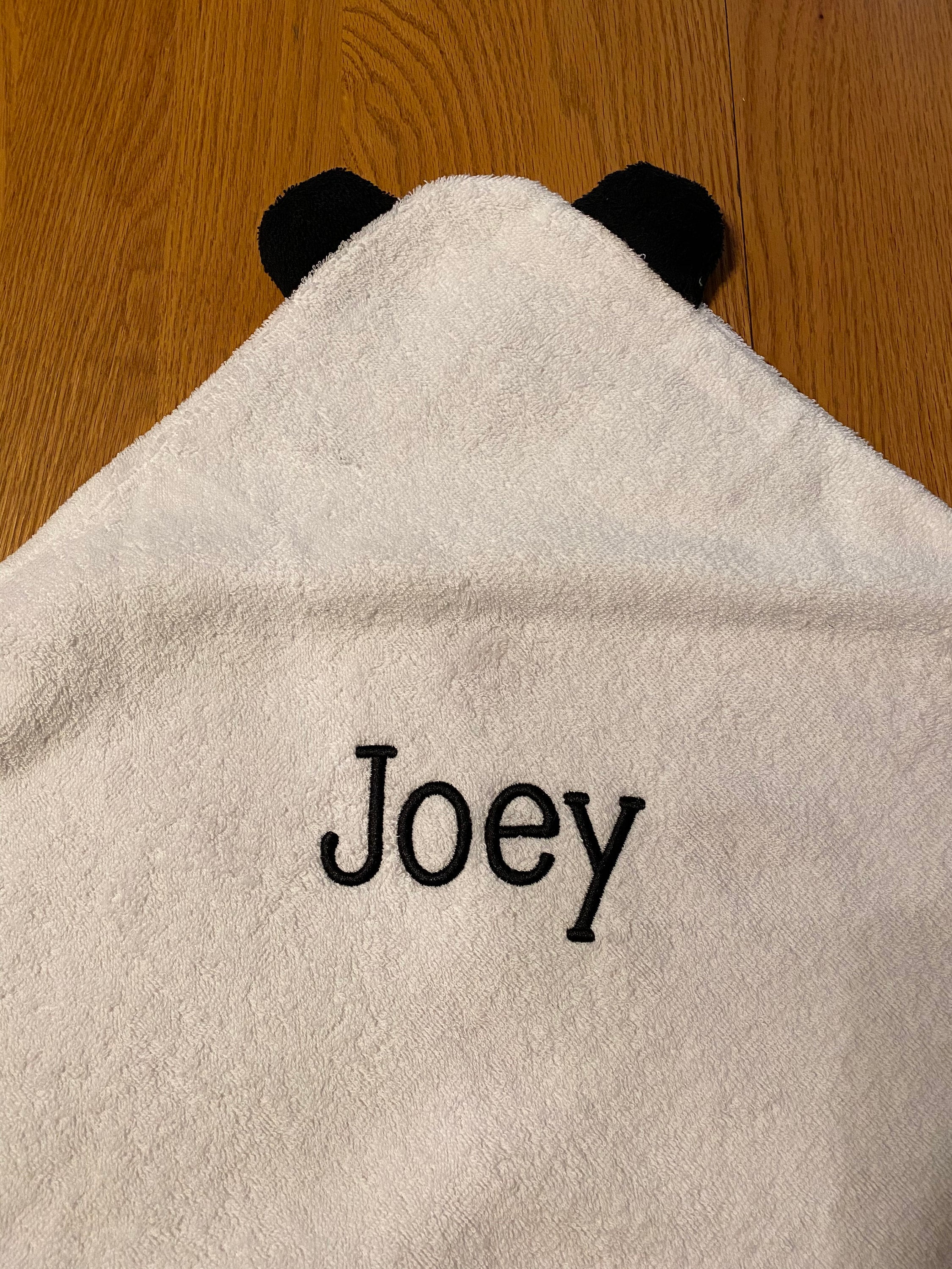 ALBERT HOODED BABY TOWEL PANDA CREME DE LA CREME main image 1