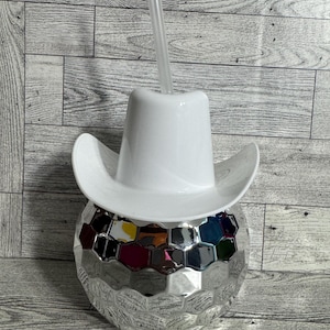 Cowboy Hat/Tumbler Cup/ Custom/ Western