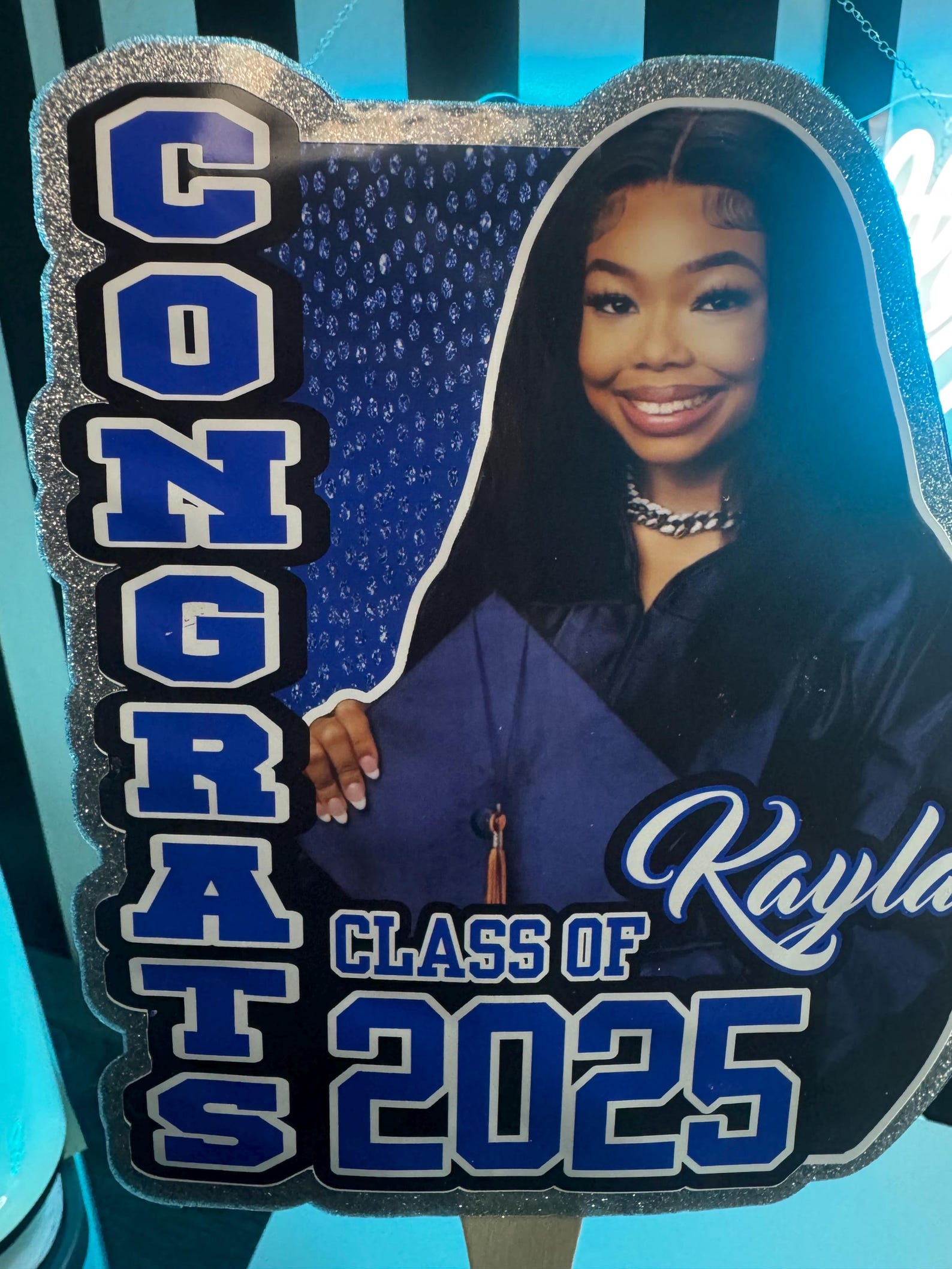 Custom Grad Fans, Custom Fans, 3D Class of 2025, Custom Face Fans With ...