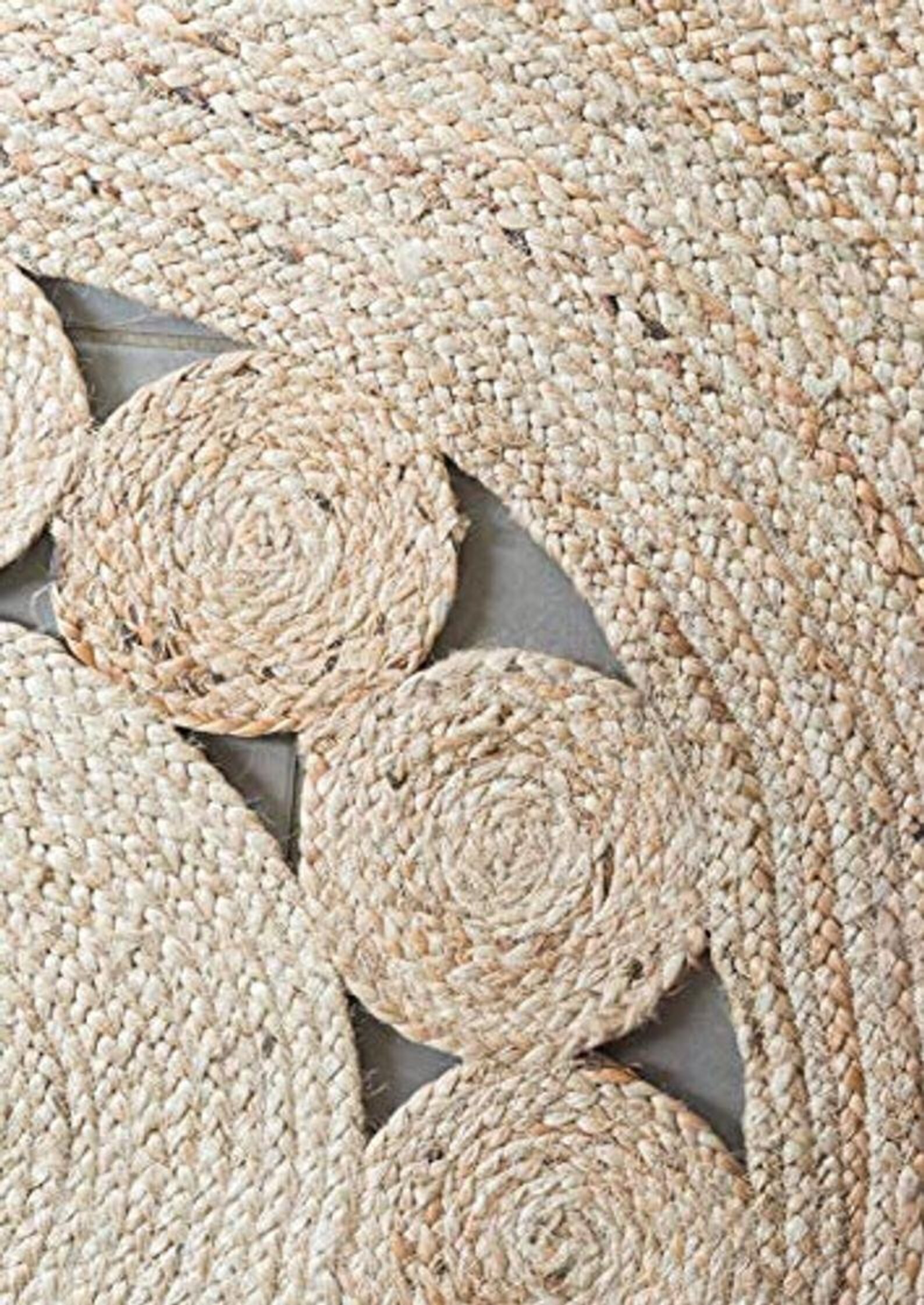 8x8 Feet Jute Braided Rug Round Rug Floor Rug Indian Handmade Etsy