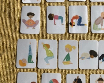 Cartes de yoga Histoires de yoga Yoga pour enfants Yoga pour enfants Relaxation Calme Mouvement Concentration Sport Méditation Pleine conscience