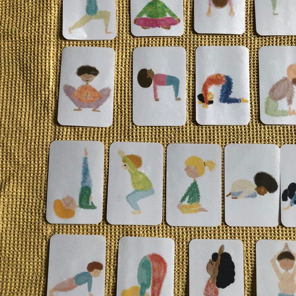 Yoga Cards Yoga Stories Yoga for Children Kids Yoga Relaxation Peace Movement Concentration Sport Meditation Mindfulness