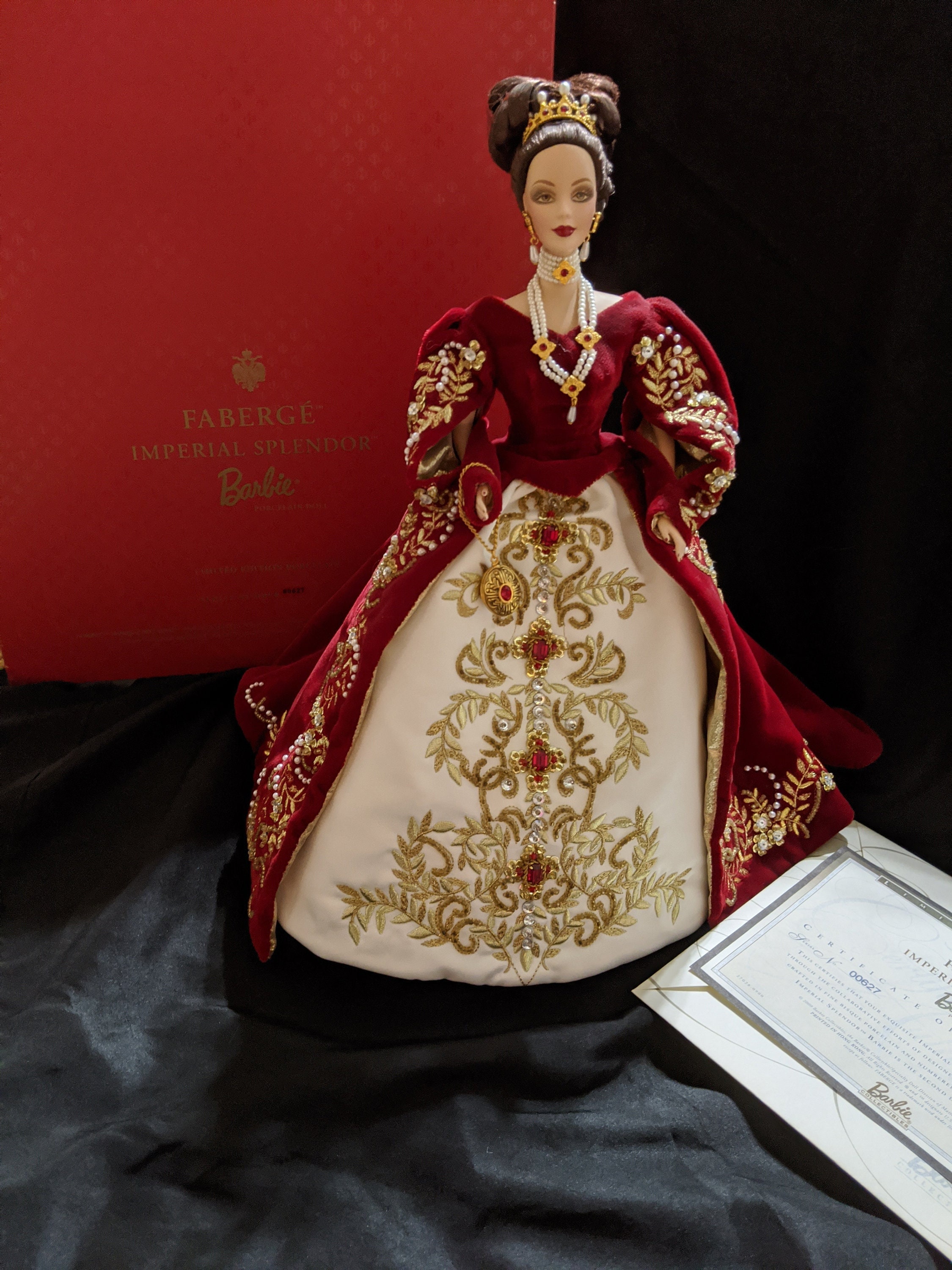 Mattel 27028 Imperial Splendor 2000 Faberge Porcelain Barbie - Etsy