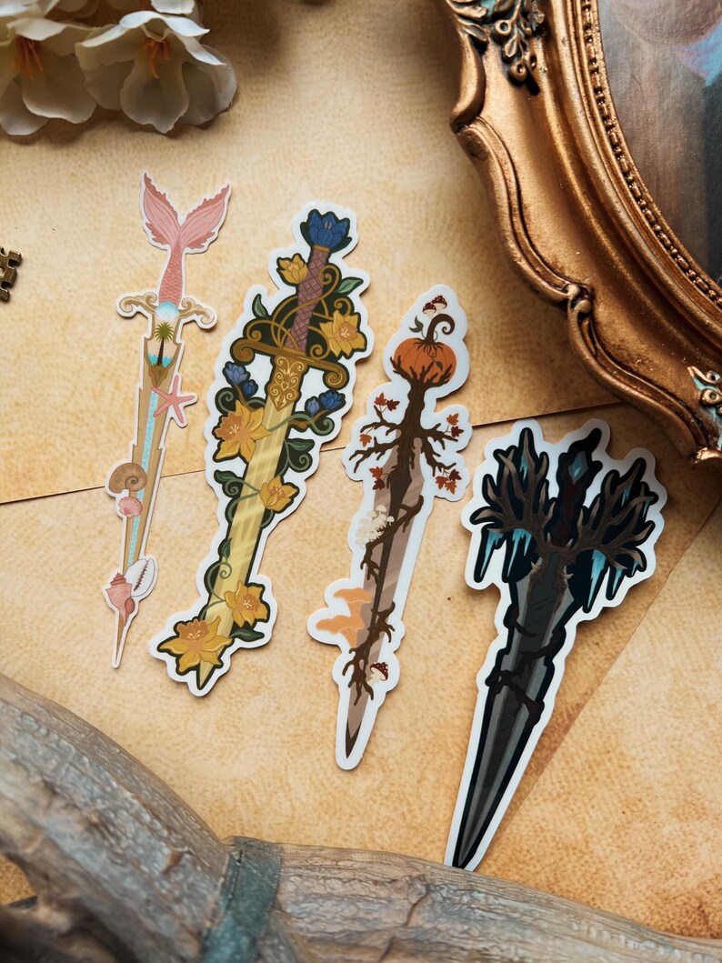 Seasonal Stickers Spring/summer/autumn Single and Trio - Etsy