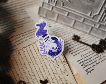 Potion Bottle of Death Transparent Sticker