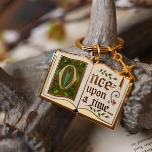 Medieval Fantasy / Fairytale Once Upon a Time Enamel Keychain // Keyring