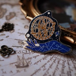 Caerulus Celestial Goddess Enamel Pin