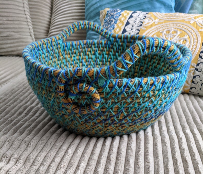 Large Rope Basket Etsy