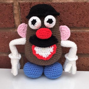 Patrón de ganchillo/amigurumi de Mr. Potato Head / Descarga en PDF