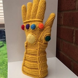 Infinity Gauntlet Crochet Pattern | Avengers Superhero Glove | PDF Pattern, amigurumi pattern,