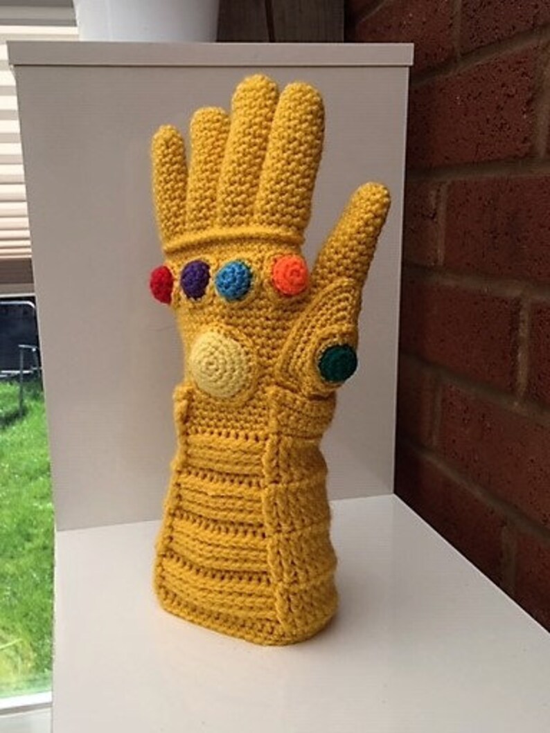 Infinity Gauntlet Crochet Pattern | Avengers Superhero Glove | PDF Pattern, amigurumi pattern,