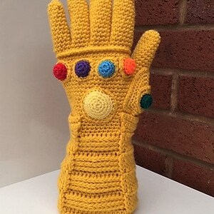 Infinity Gauntlet Crochet Pattern | Avengers Superhero Glove | PDF Pattern, amigurumi pattern,