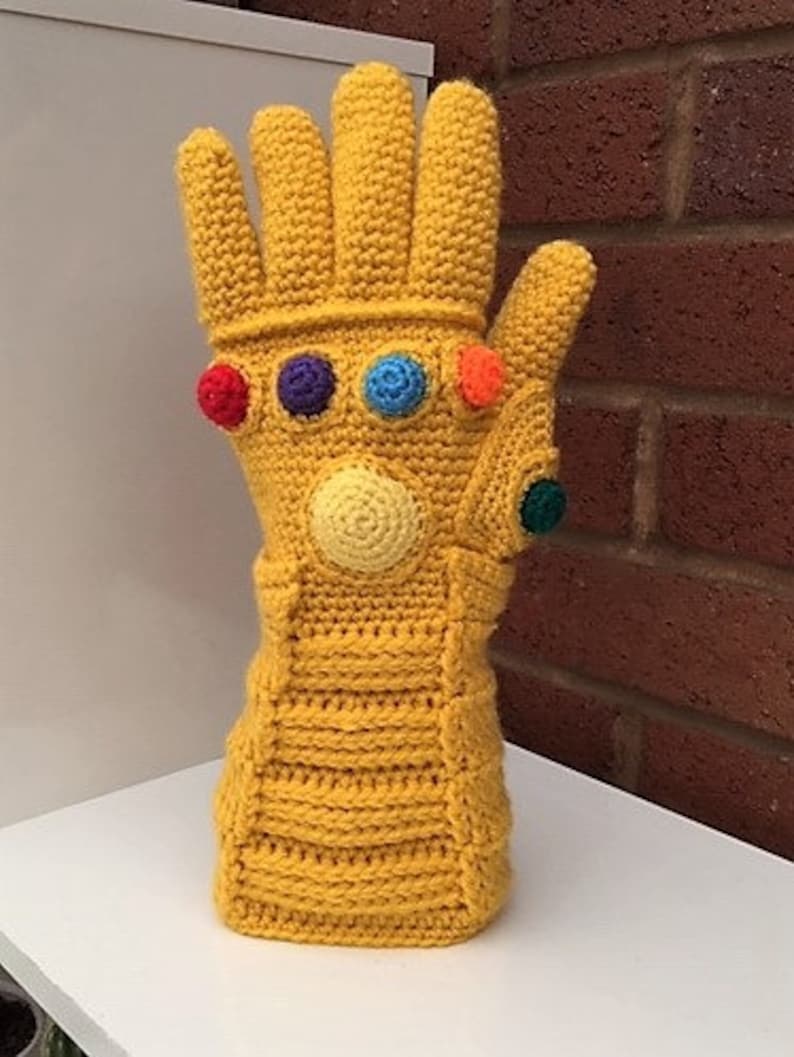 Infinity Gauntlet Crochet Pattern | Avengers Superhero Glove | PDF Pattern, amigurumi pattern,