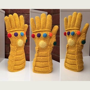 Infinity Gauntlet Crochet Pattern | Avengers Superhero Glove | PDF Pattern, amigurumi pattern,