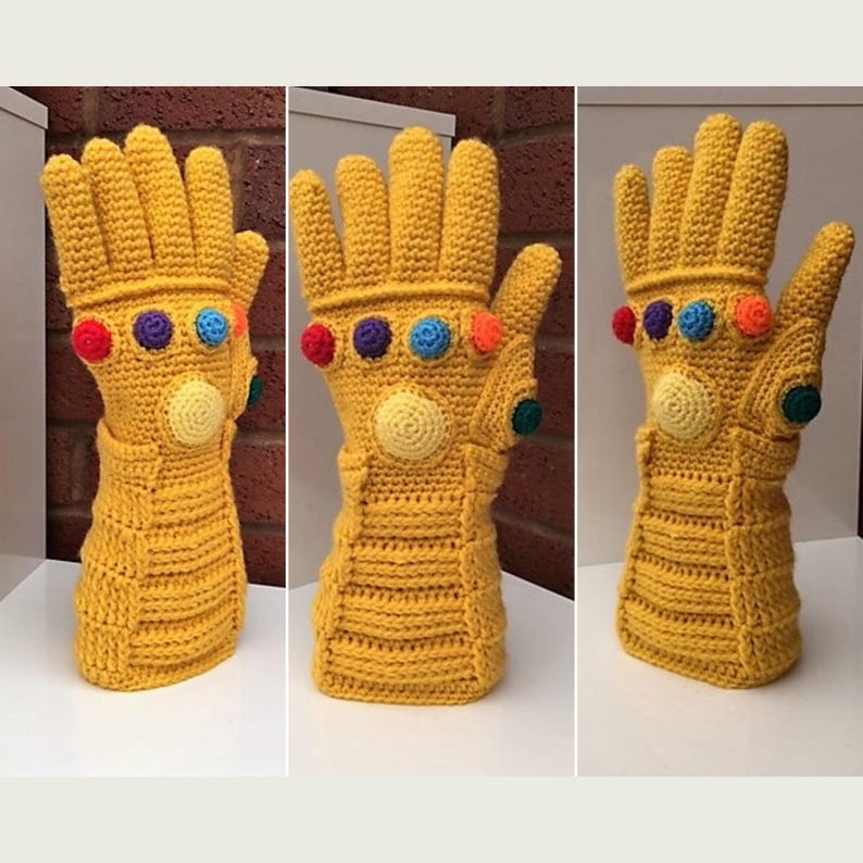 Infinity Gauntlet Crochet Pattern | Avengers Superhero Glove | PDF Pattern, amigurumi pattern,