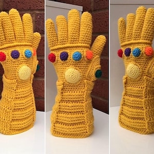 Infinity Gauntlet Crochet Pattern | Avengers Superhero Glove | PDF Pattern, amigurumi pattern,
