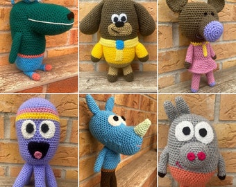 Modèle de crochet PDF | 6 modèles d'animaux au crochet | Modèle Amigurumi | Poupées et jouets au crochet | Modèle de crochet | Non officiel