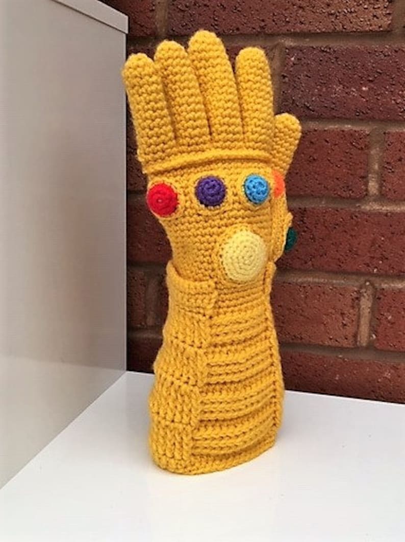 Infinity Gauntlet Crochet Pattern | Avengers Superhero Glove | PDF Pattern, amigurumi pattern,