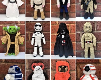 12 Galaxy Wars Crochet Patterns | Galaxy Wars Amigurumi Patterns | Crochet Dolls and Toys | Unofficial | PDF CROCHET PATTERN