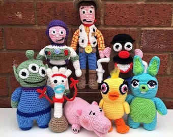 10 Toy Story Crochet Patterns | Amigurumi Characters PDF