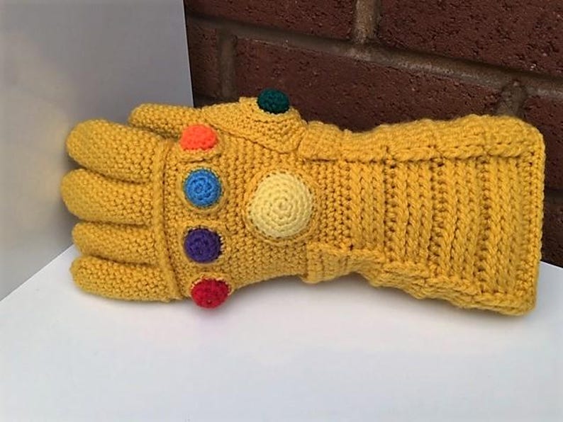 Infinity Gauntlet Crochet Pattern | Avengers Superhero Glove | PDF Pattern, amigurumi pattern,