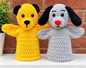 Virkmönster för Sooty and Sweep | Handdocka PDF