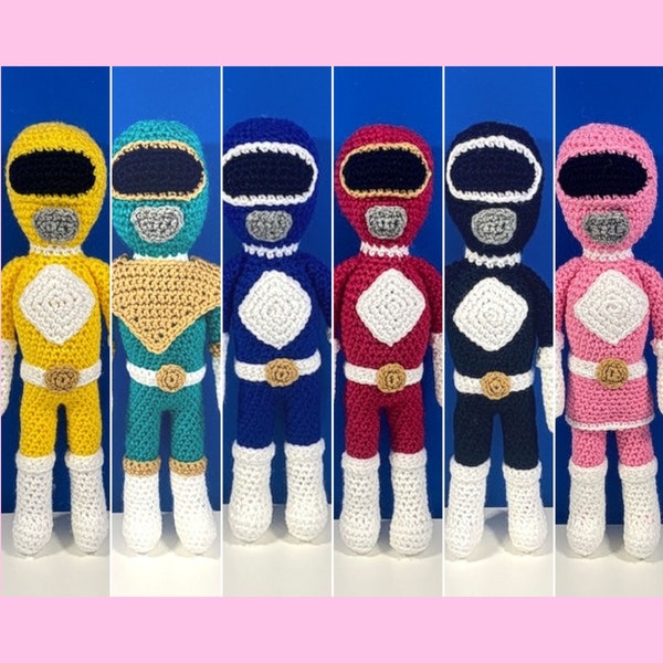 Power Ranger Pattern Crochet Etsy