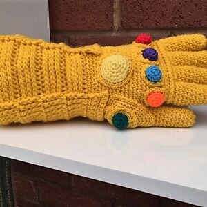 Infinity Gauntlet Crochet Pattern | Avengers Superhero Glove | PDF Pattern, amigurumi pattern,