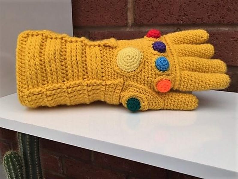 Infinity Gauntlet Crochet Pattern | Avengers Superhero Glove | PDF Pattern, amigurumi pattern,