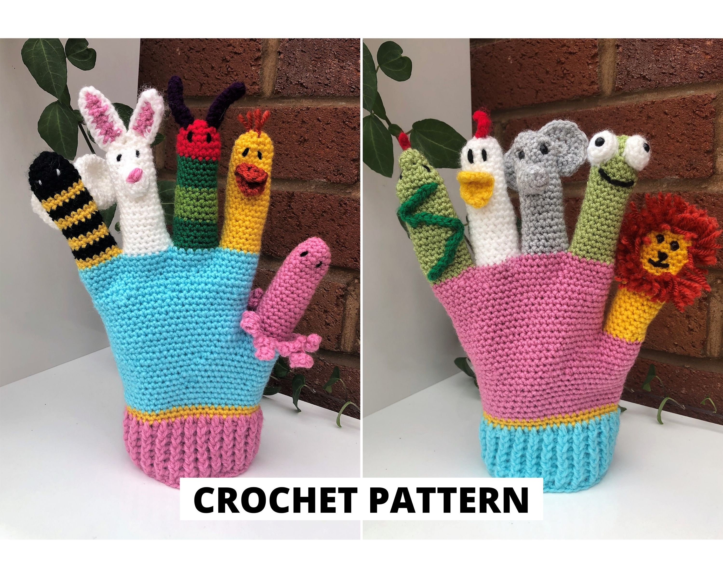 Children's finger puppet gloves Clearance