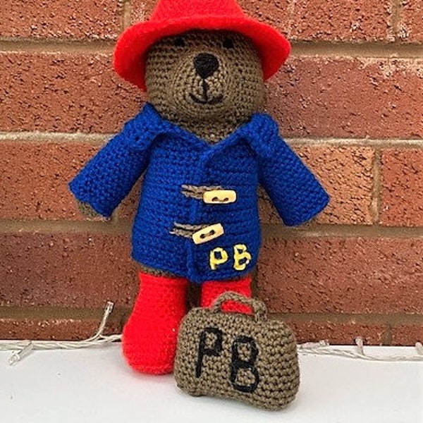 PDF Crochet Pattern | Paddington Bear Crochet Pattern | Amigurumi Pattern | Crochet Dolls and Toys | Paddington | Unofficial |