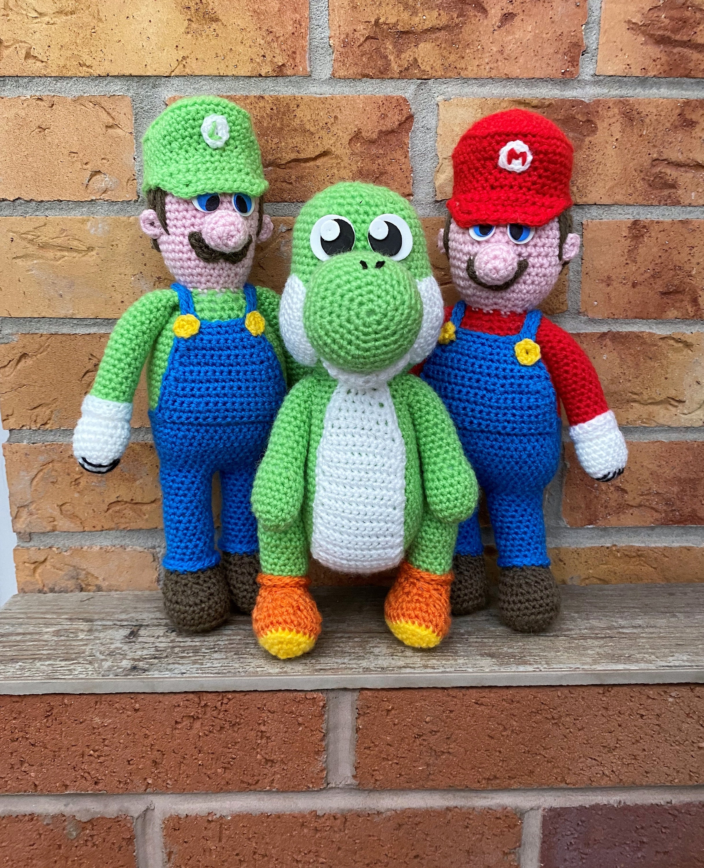 PDF CROCHET PATTERN: Super Mario Crochet Collection Yoshi | Etsy