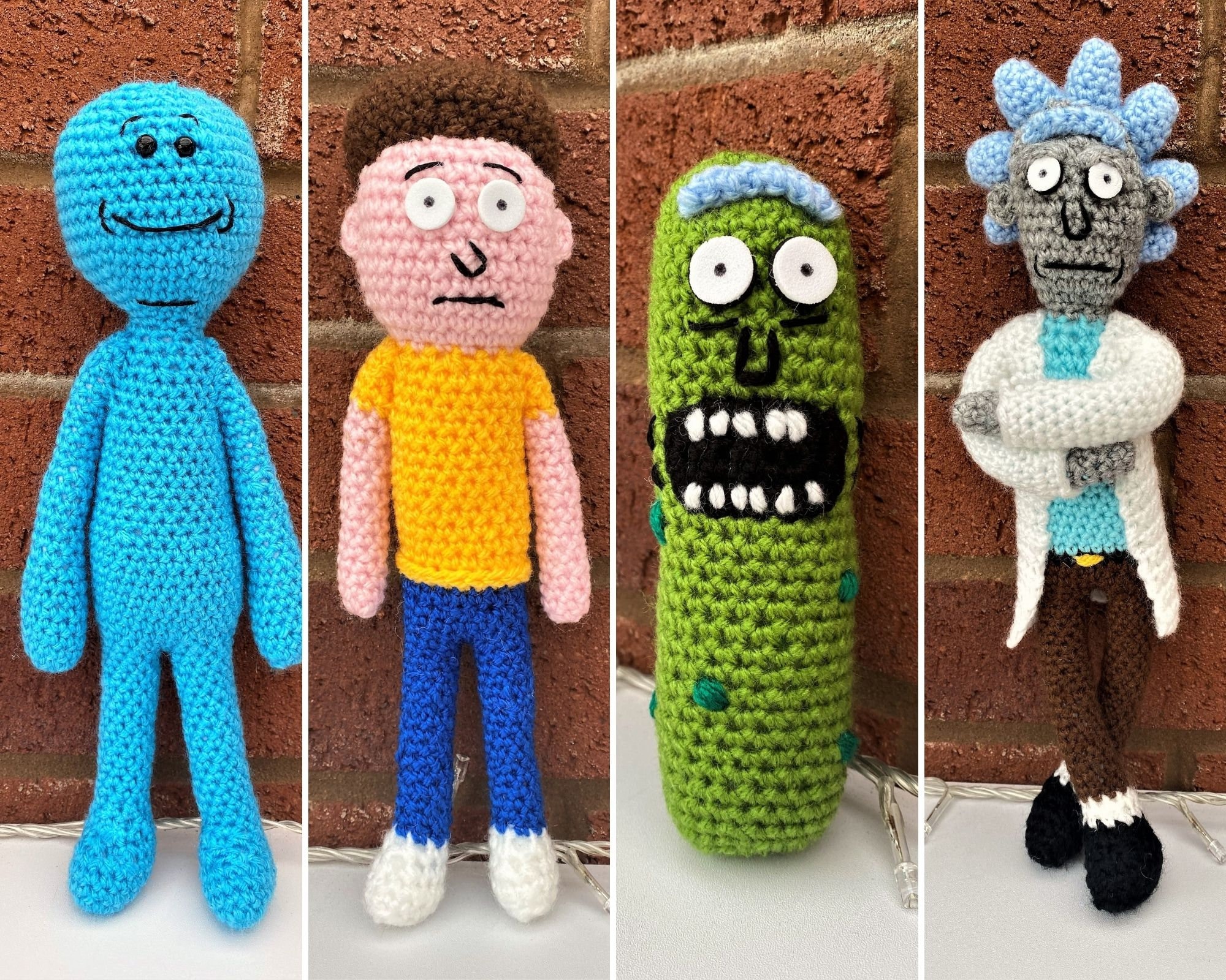 CROCHET PATTERN Rick and Morty Crochet Patterns Rick and Etsy