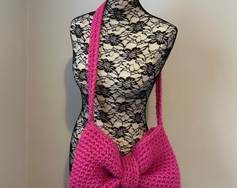 Super Chunky Bow Bag | Crochet Pattern | Crochet | Bow Bag | Crochet Bow Bag Pattern | Crochet Accessories