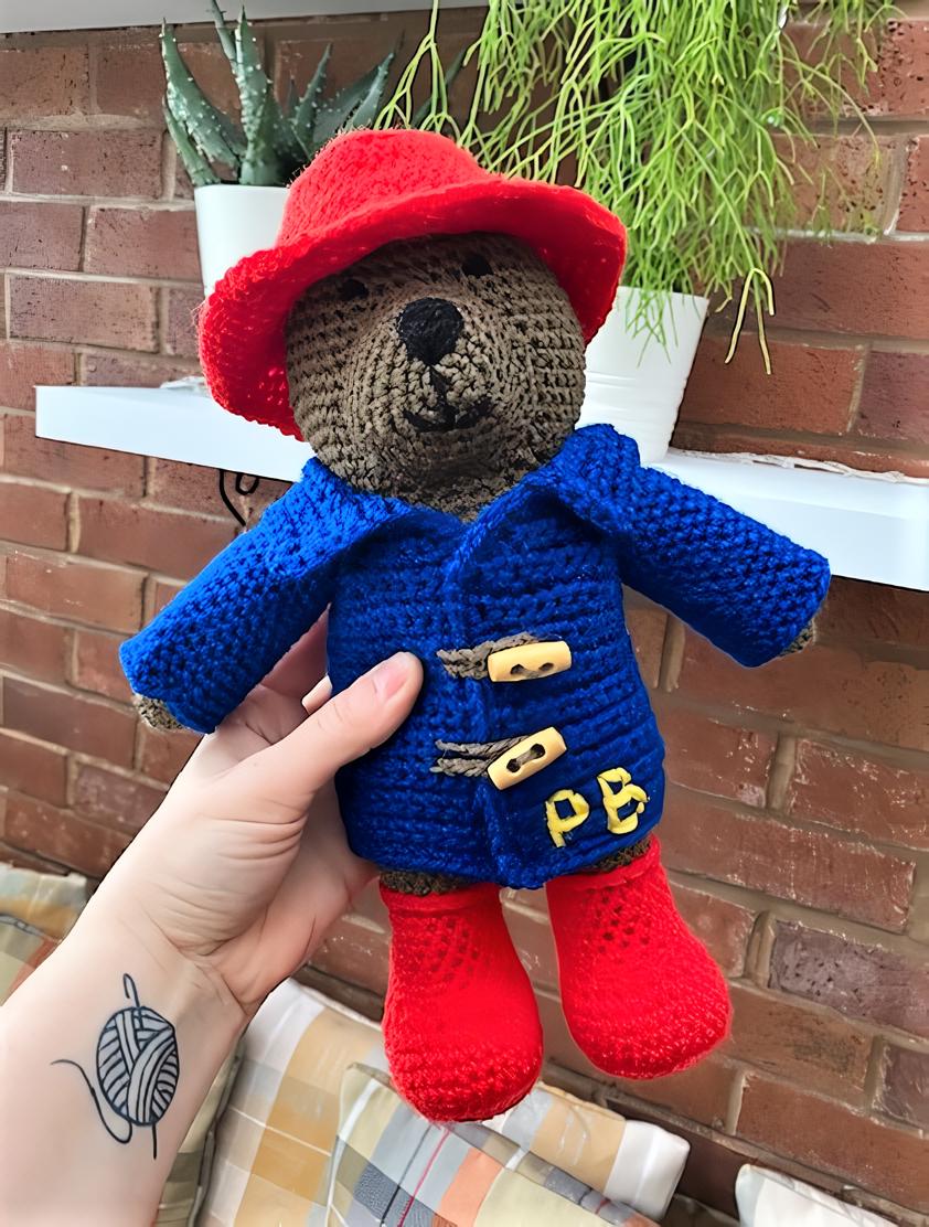 PDF Crochet Pattern | Paddington Bear Crochet Pattern | Amigurumi Pattern | Crochet Dolls and Toys | Paddington | Unofficial |