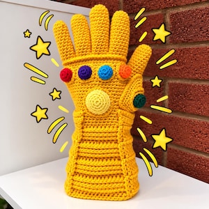 Infinity Gauntlet Crochet Pattern | Avengers Superhero Glove | PDF Pattern, amigurumi pattern,