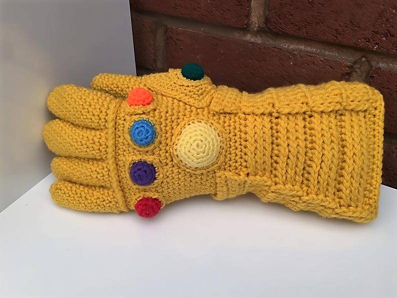 Infinity Gauntlet Crochet Pattern | Avengers Superhero Glove | PDF Pattern, amigurumi pattern,