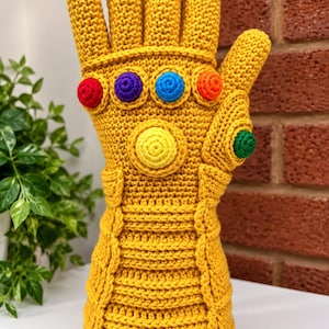 Infinity Gauntlet Crochet Pattern | Avengers Superhero Glove | PDF Pattern