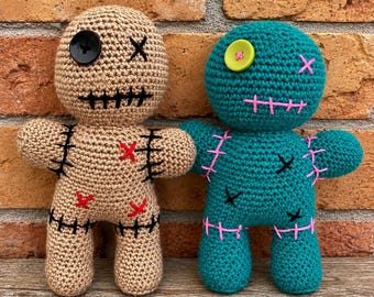 Voodoo Doll Crochet Pattern | Halloween Amigurumi PDF