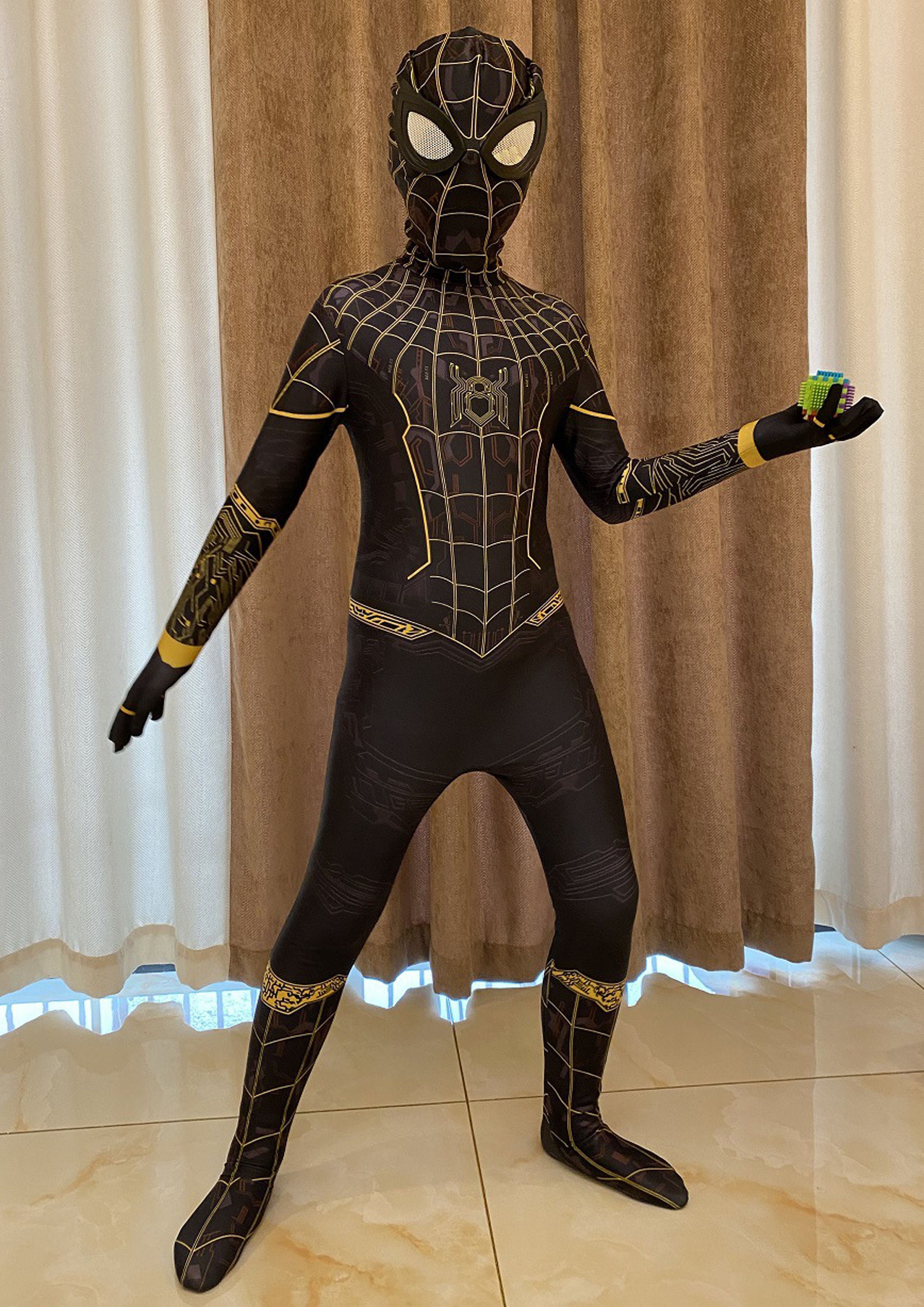 Tobey Maguire Spiderman Costume Black Raimi Spider Man Cosplay Etsy