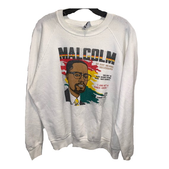 Vtg Malcom X Sweater