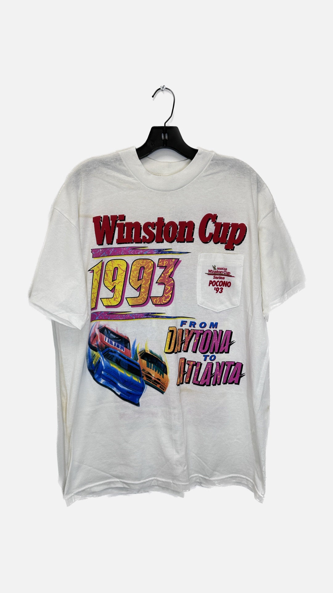 1993 Winston Cup Series Daytona to Atlanta Single Stitch Graphic
