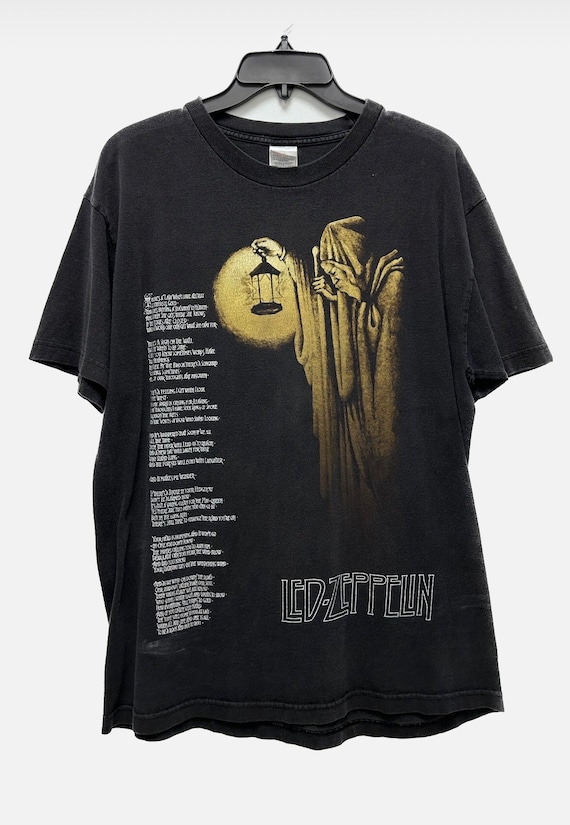 90s Led Zeppelin Stairway to Heaven Lyrics Shirt - image 1