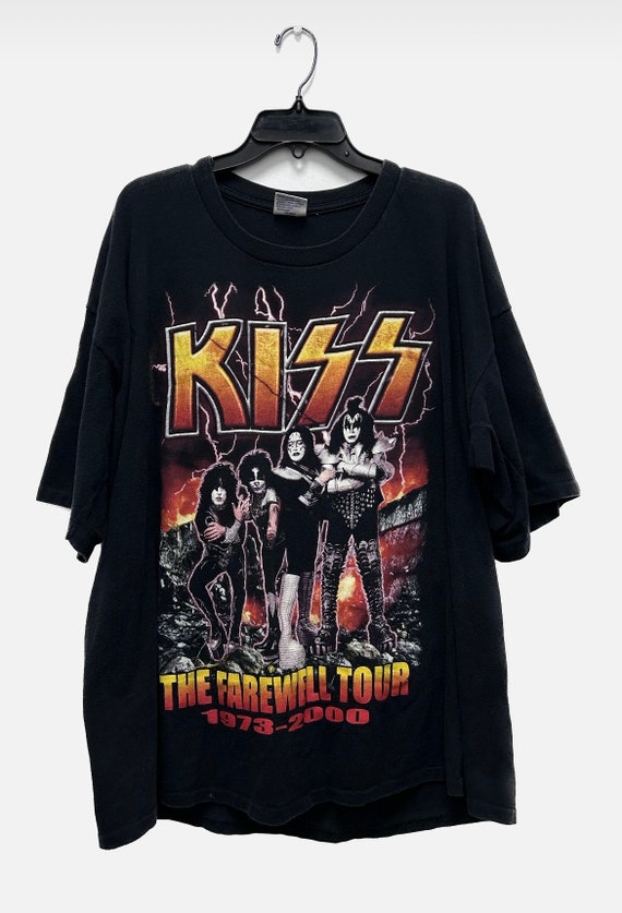 KISS　FAREWELL TOUR 1973―2001 Tシャツ Kiss - The Farewell Tour (1973-2000) - Black Shirt - XL(48
