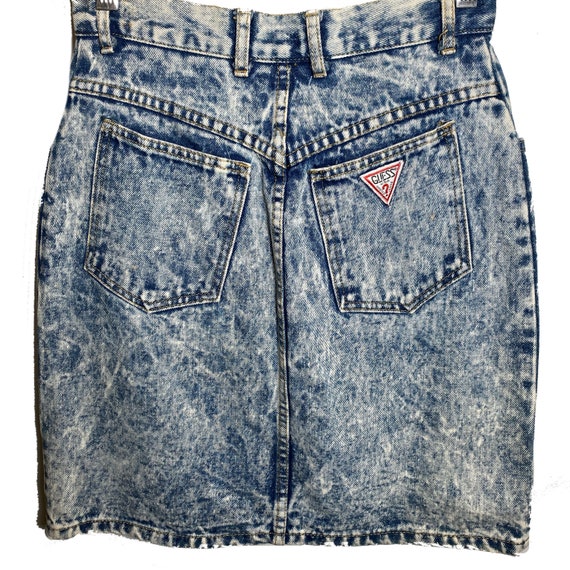 Vintage 80s Guess Denim Skirt